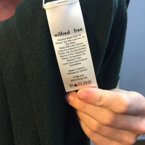 Wilfred Free Green Stretchy Skater Mini Dress - Picture 4 of 8